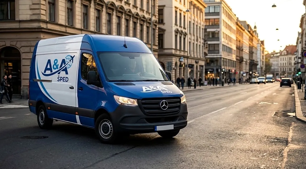 Dostavno vozilo u gradu – lokalna distribucija u Sarajevu